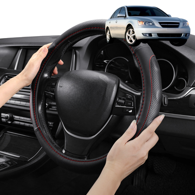 Steering Wheel Cover Pro Extra Layer for Hyundai Sonata 2005-2008 - Breathable & Anti-Slip - Circle 38 cm