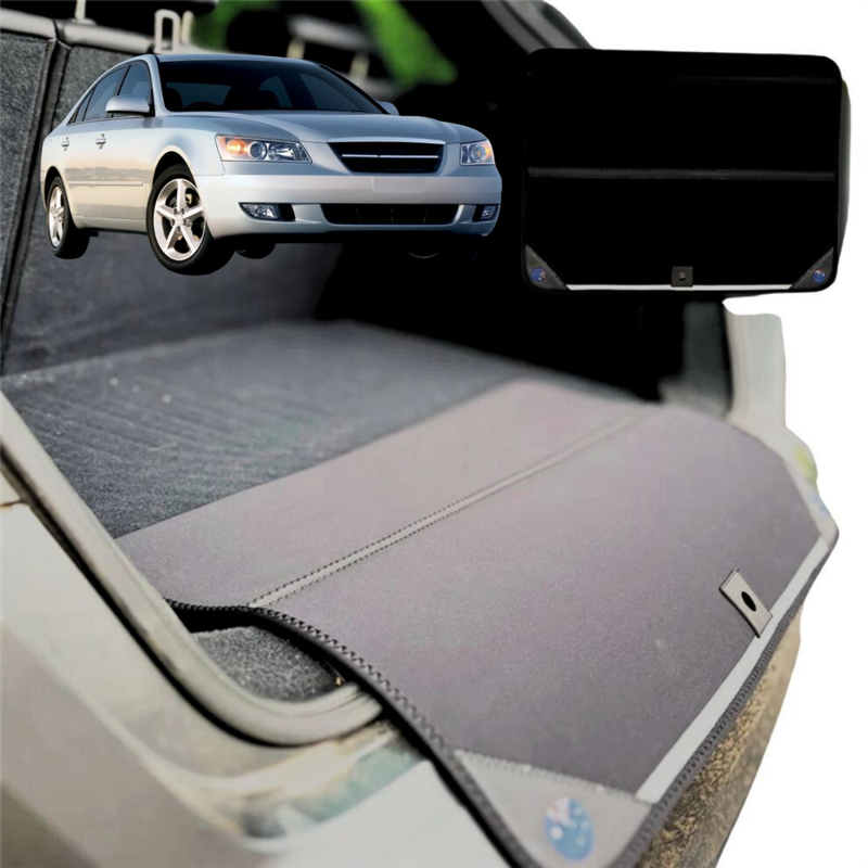 Rear Cargo Boot Bumper Protector for Hyundai Sonata 2005 - 2008 - Standard (72 x 55) - Black