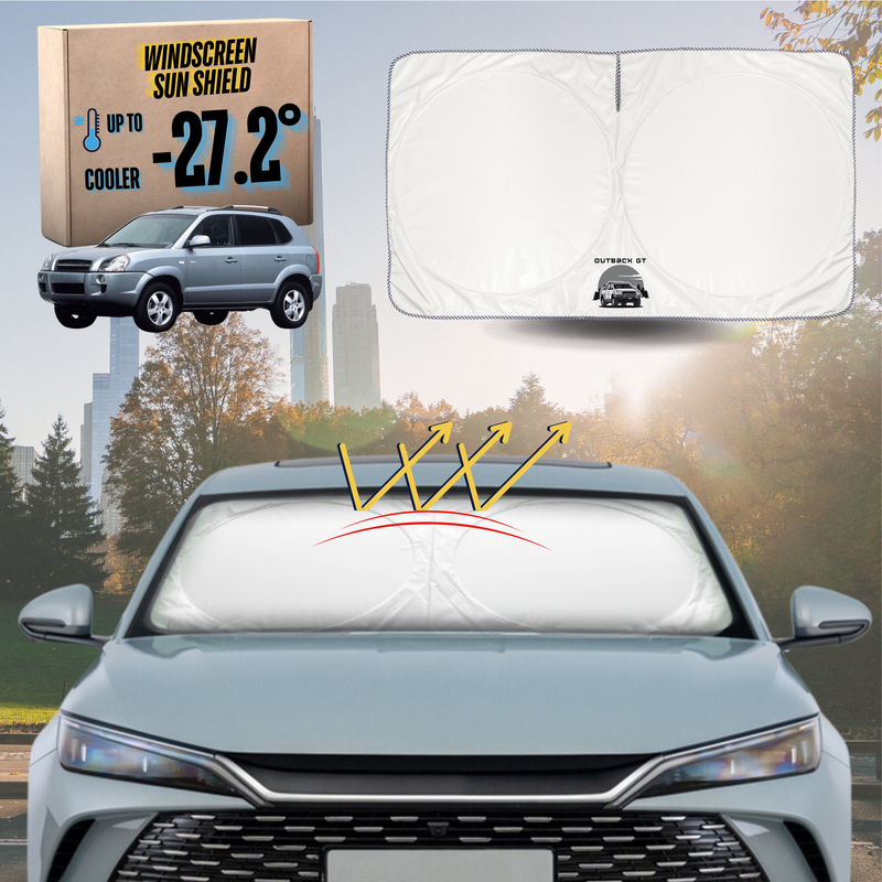 Front Windscreen Sun Shade for Hyundai Tucson 2004 - 2009 JM - Standard 150 x 85 cm