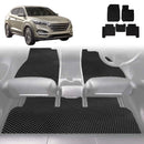 6D Diamond Car Floor Mats for Hyundai Tucson 2015 - 2020 (TL) - Custom-Fit Carpet Liner-1