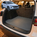 6D Diamond Car Boot Cargo Mat for Hyundai Tucson 2021 - Current (NX4) - Heavy Duty Carpet Liner - All-Weather Resistance - Easy to use - Odorless Material - Black & Grey-16