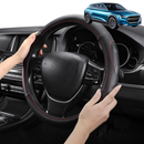 Steering Wheel Cover Pro Extra Layer for Audi e-tron 2018 - Current - Breathable & Anti-Slip - D-Shape 38 cm-1