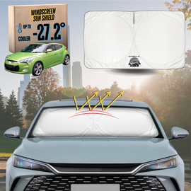 Front Windscreen Sun Shade for Hyundai Veloster 2011 - 2018 (FS) - Standard 150 x 85 cm