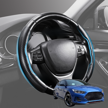 Segmented Steering Wheel Cover for Hyundai Veloster 2018 - 2020 (JS) - Universal Size