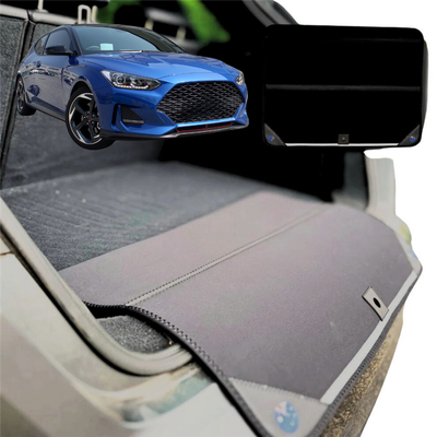 Rear Cargo Boot Bumper Protector for Hyundai Veloster 2018 - 2020 (JS) - Standard (72 x 55) - Black