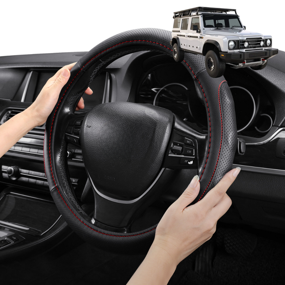 Steering Wheel Cover Pro Extra Layer for Ineos Grenadier 2022 - Current - Breathable & Anti-Slip - Circle 38 cm