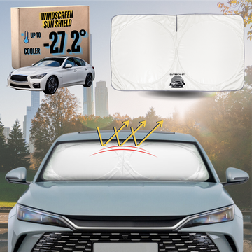 Front Windscreen Sun Shade for Infiniti Q50 2014 - 2019 - Standard 150 x 85 cm