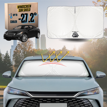 Front Windscreen Sun Shade for Infiniti Q60 2014 - Current Coupe (V36) - Standard 150 x 85 cm
