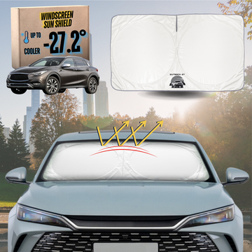 Front Windscreen Sun Shade for Infiniti QX30 2016 - 2020 - Standard 150 x 85 cm