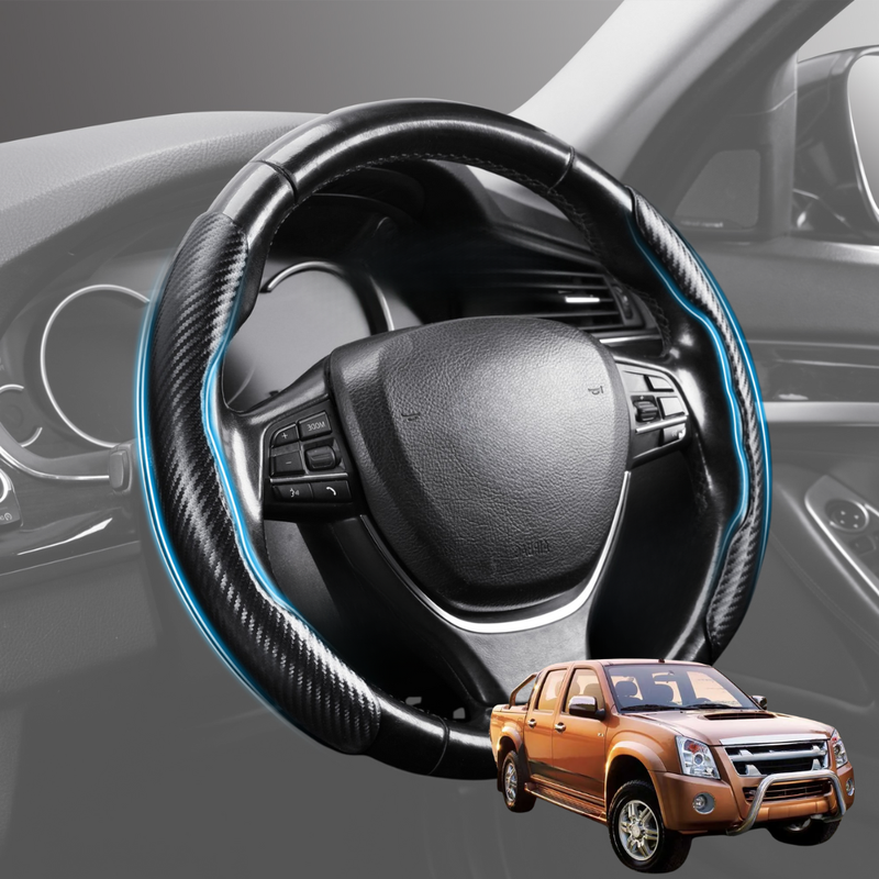 Segmented Steering Wheel Cover for Isuzu D-Max Crew Cab 2008 - 2011 - Universal Size