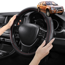 Steering Wheel Cover Pro Extra Layer for Isuzu D-Max Crew Cab 2008-2011 - Breathable & Anti-Slip - Circle 38 cm-1