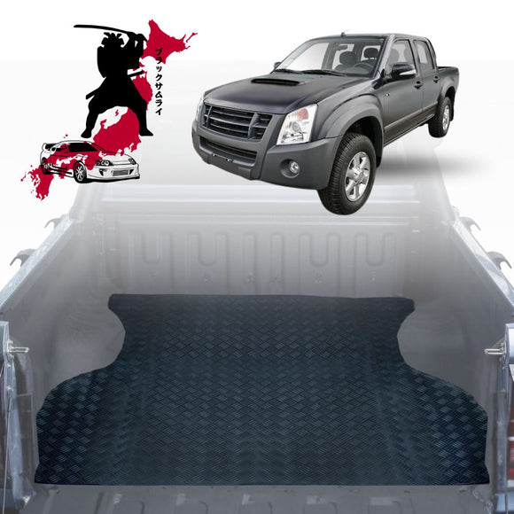 Black Samurai UTE Tub Mat Tray Liner for Isuzu D-Max Crew Cab 2011 - 2020 (RT50/85) (With Spray On Liner or No Liner)
