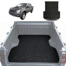 Honeycomb UTE Tub Mat Tray Liner for Isuzu D-Max Crew Cab 2011 - 2020 (RT50/85) (With Spray On Liner or No Liner) - Black & Grey-1
