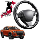 Black Samurai Segmented Steering Wheel Cover for Isuzu D-Max Crew Cab 2020 - Current RG-1