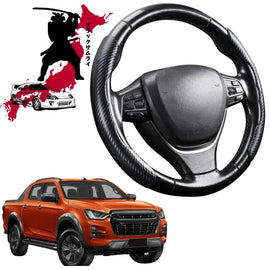 Black Samurai Segmented Steering Wheel Cover for Isuzu D-Max Crew Cab 2020 - Current RG