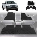 6D Diamond Car Floor Mats for Isuzu D-Max Single Cab 2012 - 2020 RT - Custom-Fit Carpet Liner-1