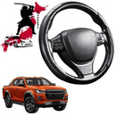 Black Samurai Segmented Steering Wheel Cover for Isuzu D-Max Single Cab 2020 - Current RG-1