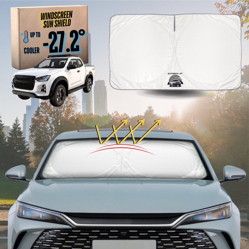 Front Windscreen Sun Shade for Isuzu D-Max Space Cab 2020 - Current - Standard 150 x 85 cm