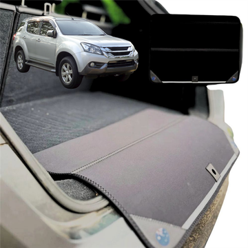 Rear Cargo Boot Bumper Protector for Isuzu MU-X 2013 - 2020 RF - XL (98 x 55) - Black