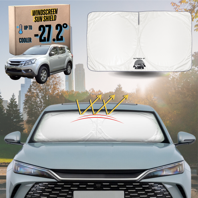 Front Windscreen Sun Shade for Isuzu MU-X 2013 - 2020 RF - Standard 150 x 85 cm