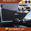 Front Windscreen Sun Shade for Isuzu MU-X 2021 - Current RJ - Standard 150 x 85 cm - Black-1