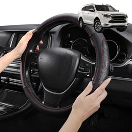 Steering Wheel Cover Pro Extra Layer for Isuzu MU-X 2021 - Current RJ - Breathable & Anti-Slip - Circle 38 cm