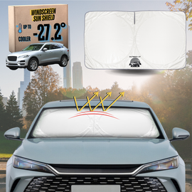 Front Windscreen Sun Shade for Jaguar F-PACE 2016 - Current X761 - Standard 150 x 85 cm