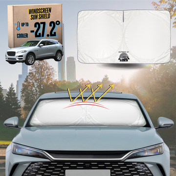 Front Windscreen Sun Shade for Jaguar F-PACE 2016 - Current X761 - Standard 150 x 85 cm