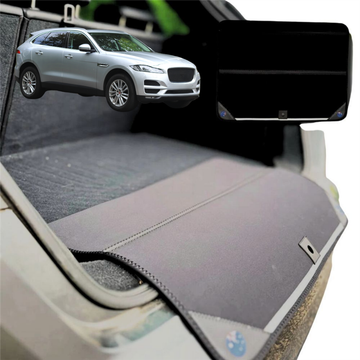 Rear Cargo Boot Bumper Protector for Jaguar F-PACE 2016 - Current X761 - XL (98 x 55) - Black