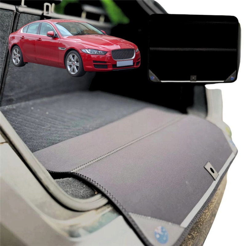 Rear Cargo Boot Bumper Protector for Jaguar XE 2015 - Current (X760) - Standard (72 x 55) - Black