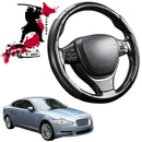 Black Samurai Segmented Steering Wheel Cover for Jaguar XF 2007 - 2015 (X250)-1