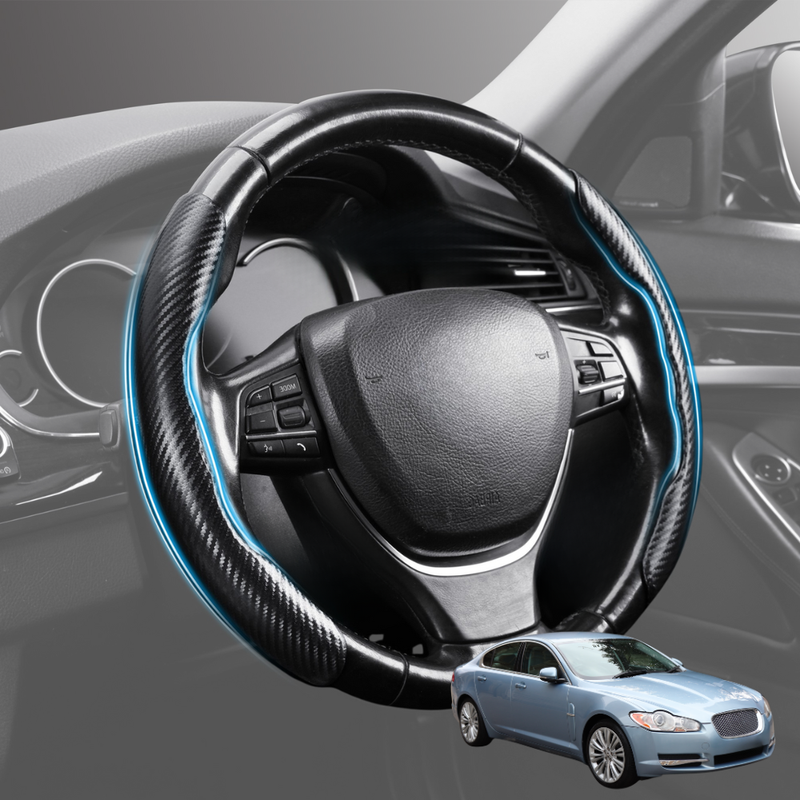 Segmented Steering Wheel Cover for Jaguar XF 2007 - 2015 (X250) - Universal Size