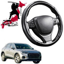 Black Samurai Segmented Steering Wheel Cover for Audi Q3 RSQ3 2011 - 2019 8U-1