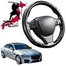 Black Samurai Segmented Steering Wheel Cover for Jaguar XF 2016 - Current (X260)-1
