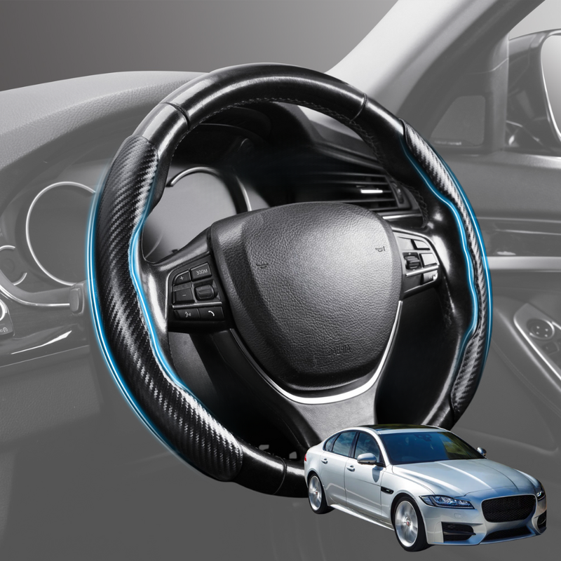 Segmented Steering Wheel Cover for Jaguar XF 2016 - Current (X260) - Universal Size