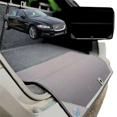 Rear Cargo Boot Bumper Protector for Jaguar XJ 2010 - 2021 Long Wheel - Standard (72 x 55) - Black