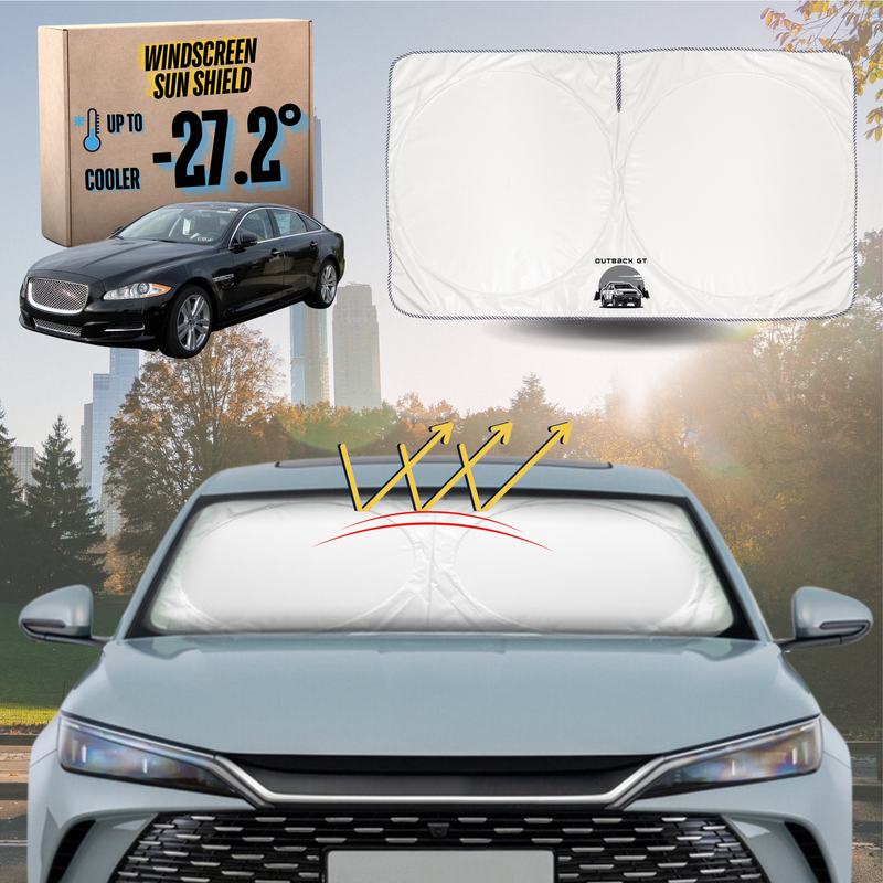 Front Windscreen Sun Shade for Jaguar XJ 2010 - 2021 Standard Wheel - Standard 150 x 85 cm