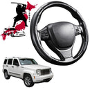 Black Samurai Segmented Steering Wheel Cover for Jeep Cherokee 2008 - 2013 (KK)-1