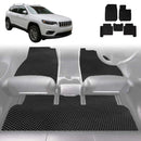 6D Diamond Car Floor Mats for Jeep Cherokee 2014 - Current (KL) - Custom-Fit Carpet Liner-1