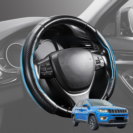 Segmented Steering Wheel Cover for Jeep Compass 2017 - Current M6 - Universal Size