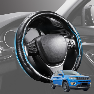 Segmented Steering Wheel Cover for Jeep Compass 2017 - Current M6 - Universal Size
