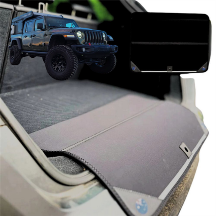 Rear Cargo Boot Bumper Protector for Jeep Gladiator 2020 - Current JT - Standard (72 x 55) - Black