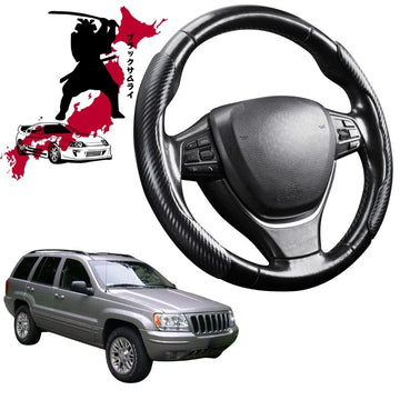 Black Samurai Segmented Steering Wheel Cover for Jeep Grand Cherokee 1999 - 2005 (WJ/WG)
