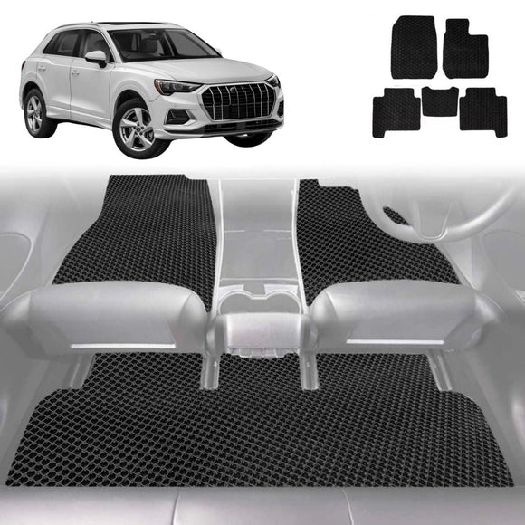 6D Diamond Car Floor Mats for Audi Q3 RSQ3 2018 - Current F3 - Custom-Fit Carpet Liner