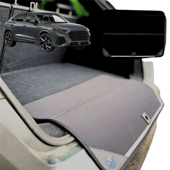 Rear Cargo Boot Bumper Protector for Audi Q3 RSQ3 2018 - Current F3 - XL (98 x 55) - Black