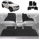 6D Diamond Car Floor Mats for Jeep Grand Cherokee 2011 - 2021 (WK) - Custom-Fit Carpet Liner-1