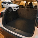 6D Diamond Car Boot Cargo Mat for Jeep Grand Cherokee 2011 - 2021 (WK) - Heavy Duty Carpet Liner - All-Weather Resistance - Easy to use - Odorless Material - Black & Grey-15