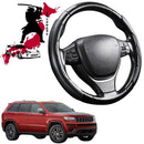 Black Samurai Segmented Steering Wheel Cover for Jeep Grand Cherokee L 2021 - Current (WL)-1