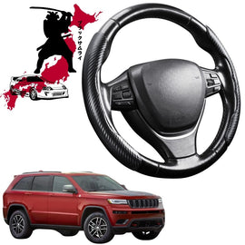 Black Samurai Segmented Steering Wheel Cover for Jeep Grand Cherokee L 2021 - Current (WL)