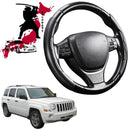 Black Samurai Segmented Steering Wheel Cover for Jeep Patriot 2006 - 2015 MK-1